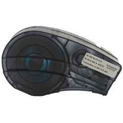 M21-375-499 9.53mm Black on White Nylon Cloth Labels