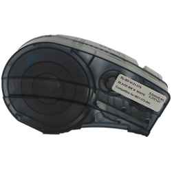 M21-375-595-WT 9.53mm Black on White Durable Vinyl Labels