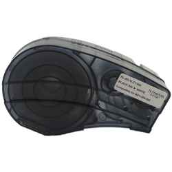 M21-500-595-WT 12.7mm Black on White Durable Vinyl Labels