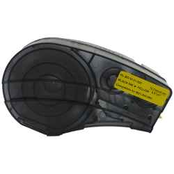 M21-500-595-YL 12.7mm Black on Yellow Durable Vinyl Labels