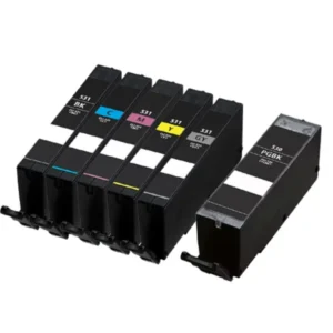 Remanufactured 530 531 High-Yield Ink Cartridge Set (6 Pack)